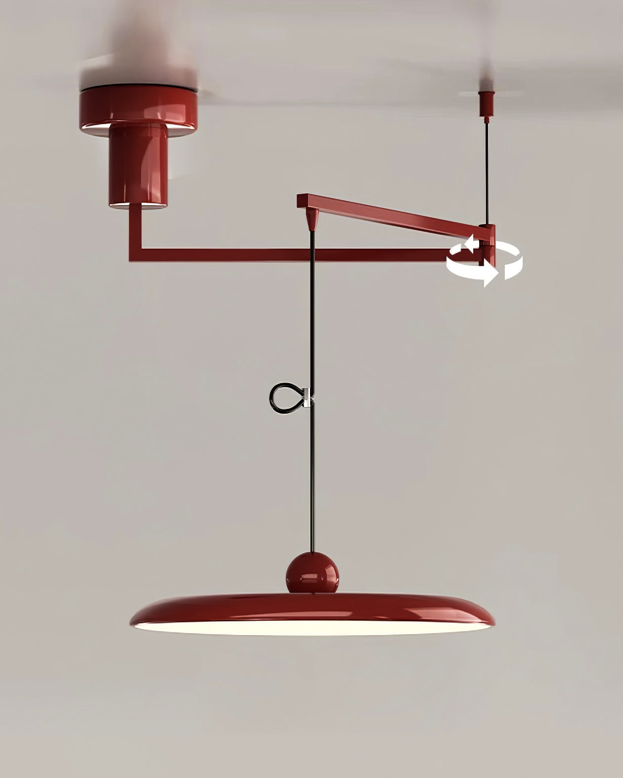 Adjustable Counterweight Swing Arm Pendant Lights