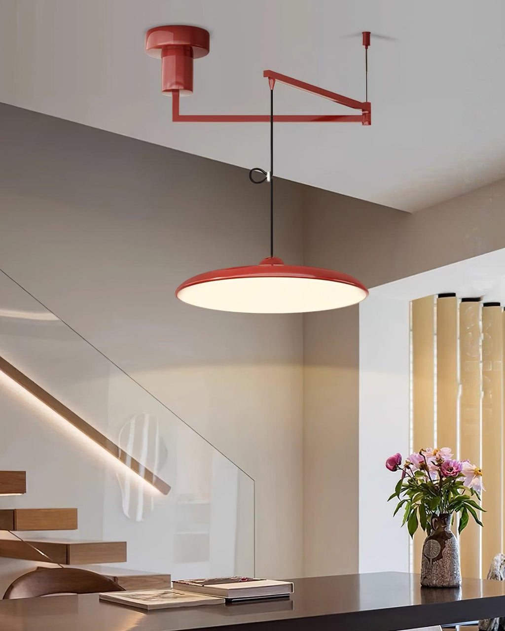 Adjustable Counterweight Swing Arm Pendant Lights