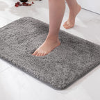 Microfibre Bath Mat Soft Non-Slip Quick Drying Absorbent Bathroom Rug Machine Washable Plush Shower Mat for Bathroom | Shower and Toilet