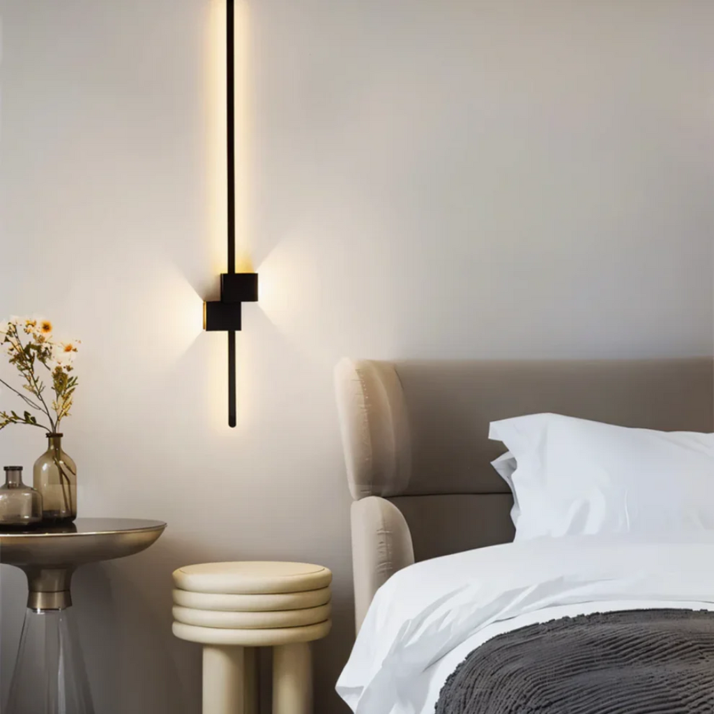 Modern Linear LED Wall Light With Up And Down Glow