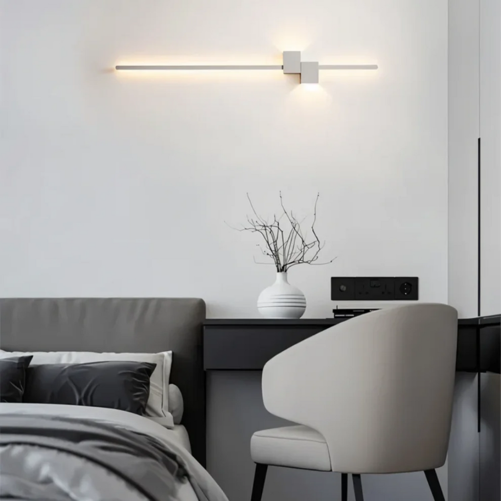 Modern Linear LED Wall Light With Up And Down Glow