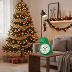Dinosaur Alarm Clock for Kids Silent Non-Ticking Children's Bedside Clock with Gentle Wake-Up Light and Selectable Alarm Sounds Battery Operated