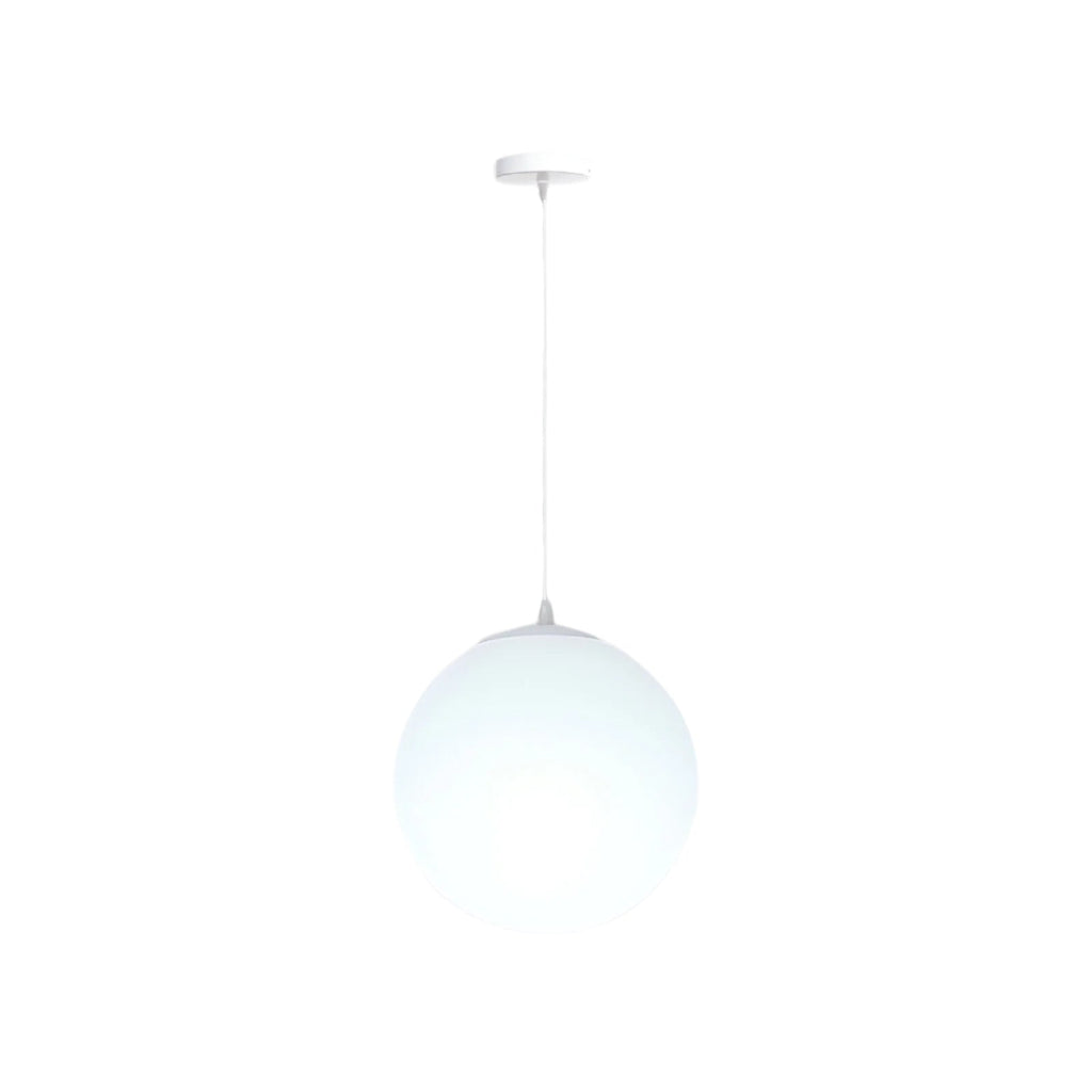 Globe Glass Pendant Light With Adjustable Cord