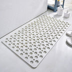 Non-Slip Shower Mat with Drainage Holes Soft Textured Anti-Slip Bath Mat Quick Draining Hygienic Mat for Shower | Bathtub and Wet Room