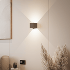 Up Down Cube Wall Light For Indoor Use