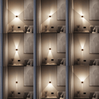 Up Down Cube Wall Light For Indoor Use