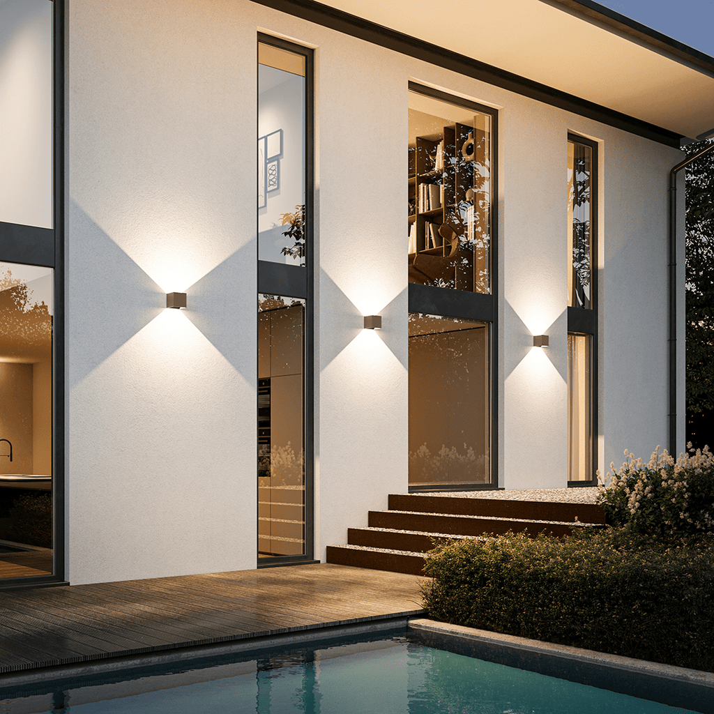 Up Down Cube Wall Light For Indoor Use