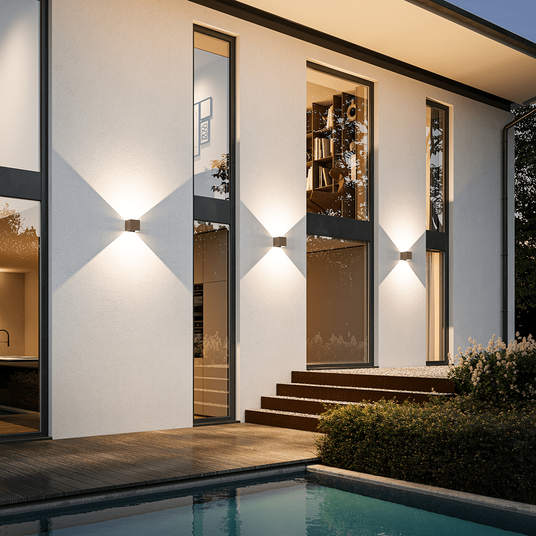 Up Down Cube Wall Light For Indoor Use