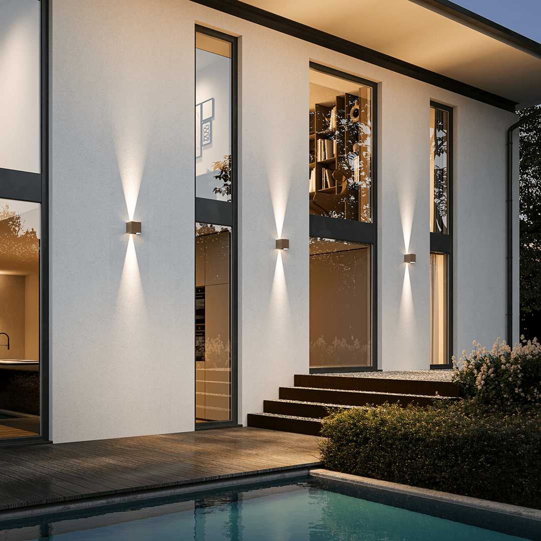 Up Down Cube Wall Light For Indoor Use