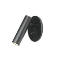 Adjustable LED Wall Reading Light with Swivel Cylinder Head and Toggle Switch