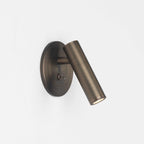 Adjustable LED Wall Reading Light with Swivel Cylinder Head and Toggle Switch