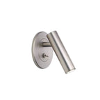 Adjustable LED Wall Reading Light with Swivel Cylinder Head and Toggle Switch