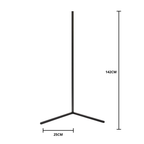 Minimalist RGB Dimmable LED Corner Floor Lamp With Remote Control