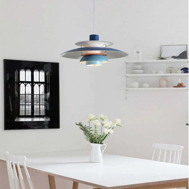 Scandinavian Metal Pendant Light With Adjustable Angle for Dining Room — Ashbury Home & Living