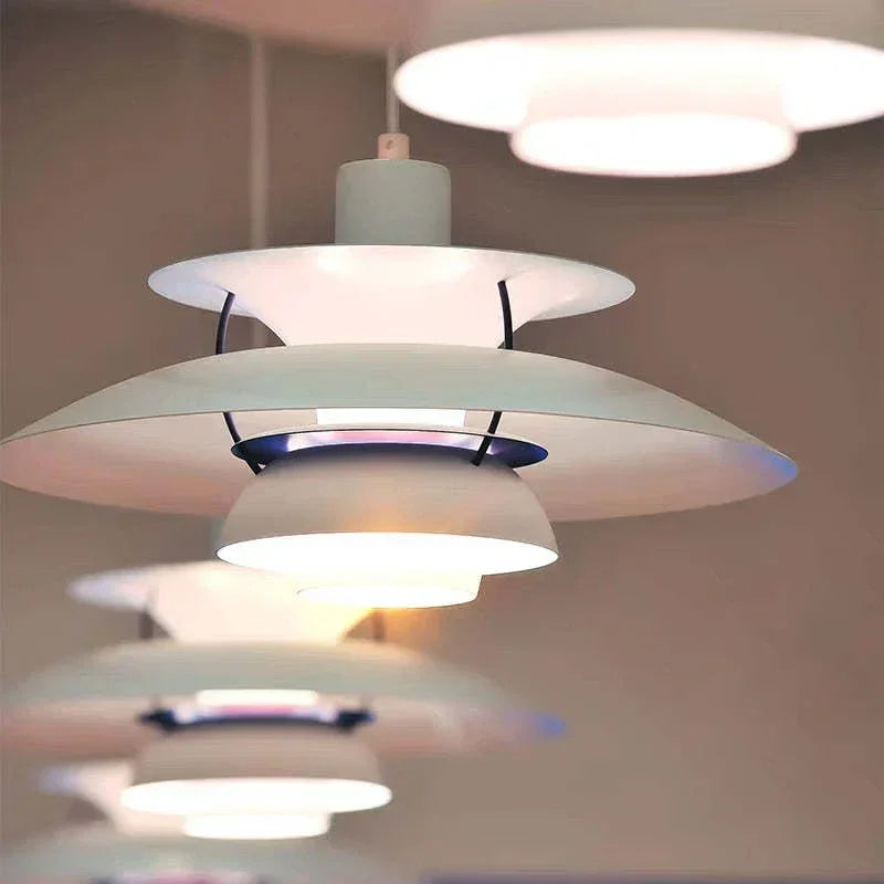 Scandinavian Metal Pendant Light With Adjustable Angle for Dining Room — Ashbury Home & Living