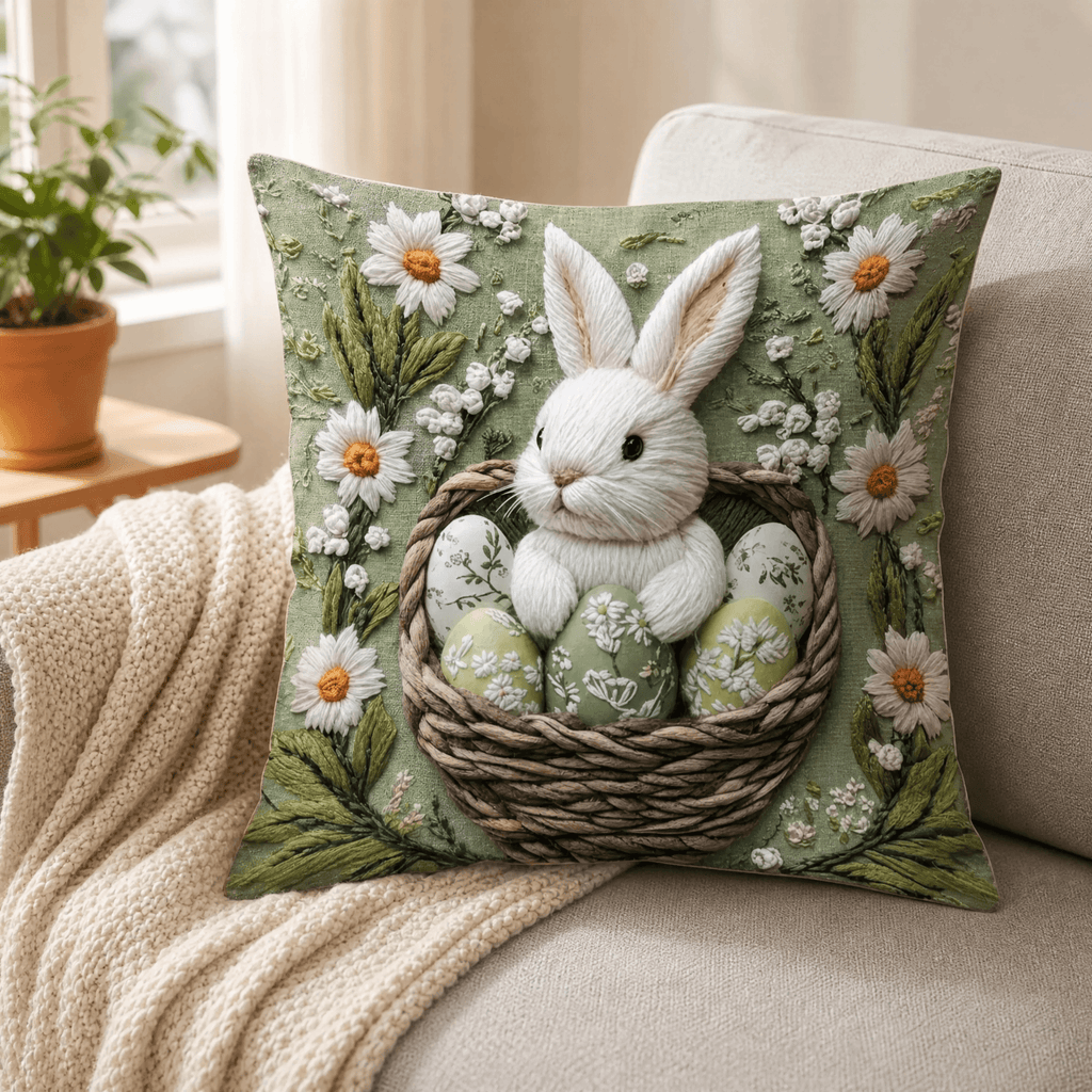 Vintage Botanical Cushion Covers Set of Two Heavyweight Polyester Throw Pillow Covers with Hidden Zip Garden Print for Sofa and Bed