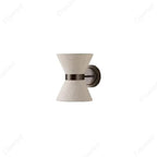 Modern Wrought Iron Wall Light With Fabric Shade — Ashbury Home & Living