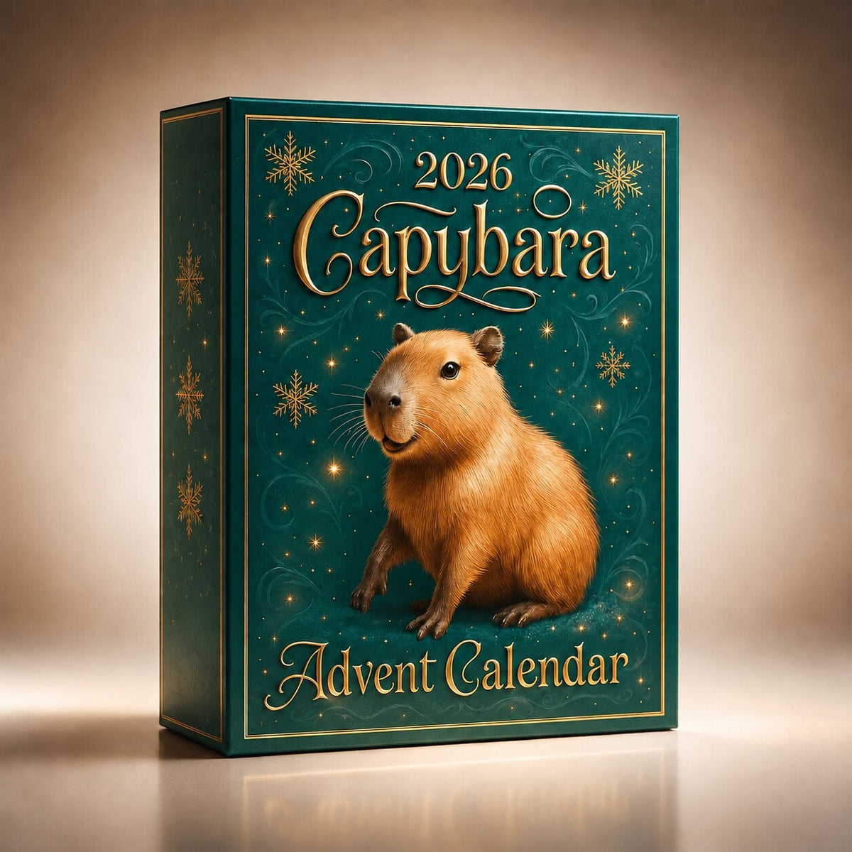 Capybara Advent Calendar with Collectible Figures for Christmas Countdown
