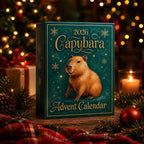 Capybara Advent Calendar with Collectible Figures for Christmas Countdown