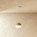 Modern Iron Pendant Light With Glass Shade
