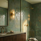 Alabaster Wall Light With Sculpted Shade And Metal Frame
