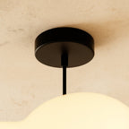 Modern Cloud Pendant Light With Soft Fiber Cotton Shade