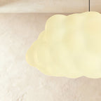 Modern Cloud Pendant Light With Soft Fiber Cotton Shade