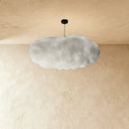 Modern Cloud Pendant Light With Soft Fiber Cotton Shade