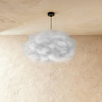 Modern Cloud Pendant Light With Soft Fiber Cotton Shade
