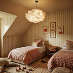 Modern Cloud Pendant Light With Soft Fiber Cotton Shade