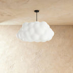 Modern Cloud Pendant Light With Soft Fiber Cotton Shade