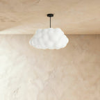 Modern Cloud Pendant Light With Soft Fiber Cotton Shade
