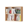 Wall Mounted Bookshelf Wooden Floating Shelf Unit Modern Wall Bookcase with Open Compartments for Books and Decor in Living Room | Study and Bedroom