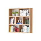 Wall Mounted Bookshelf Wooden Floating Shelf Unit Modern Wall Bookcase with Open Compartments for Books and Decor in Living Room | Study and Bedroom