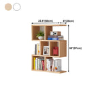 Wall Mounted Bookshelf Wooden Floating Shelf Unit Modern Wall Bookcase with Open Compartments for Books and Decor in Living Room | Study and Bedroom