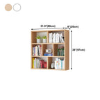 Wall Mounted Bookshelf Wooden Floating Shelf Unit Modern Wall Bookcase with Open Compartments for Books and Decor in Living Room | Study and Bedroom