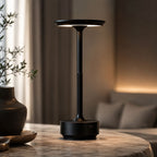 Cordless Rechargeable Aluminium LED Table Lamp with Touch Dimmer for Bedside