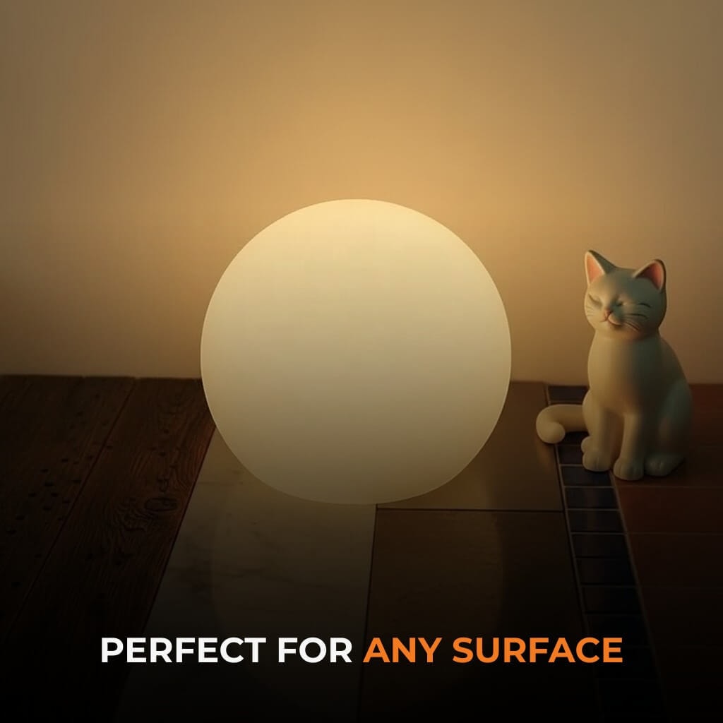 Cordless USB Rechargeable Colour Changing LED Globe Lamp with Remote Control