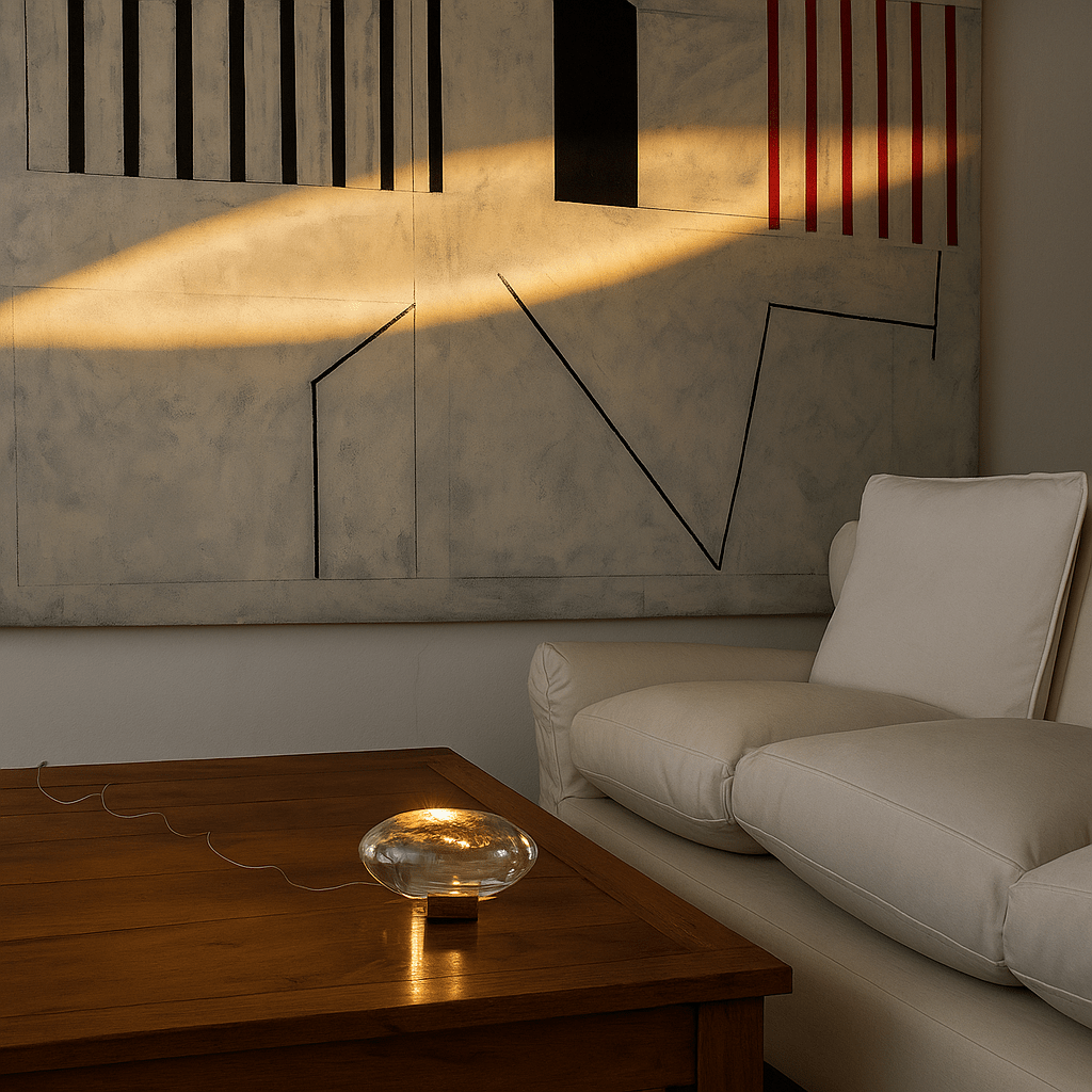 Silver Crystal Table Lamp With Colour Modes Integrated LED Light