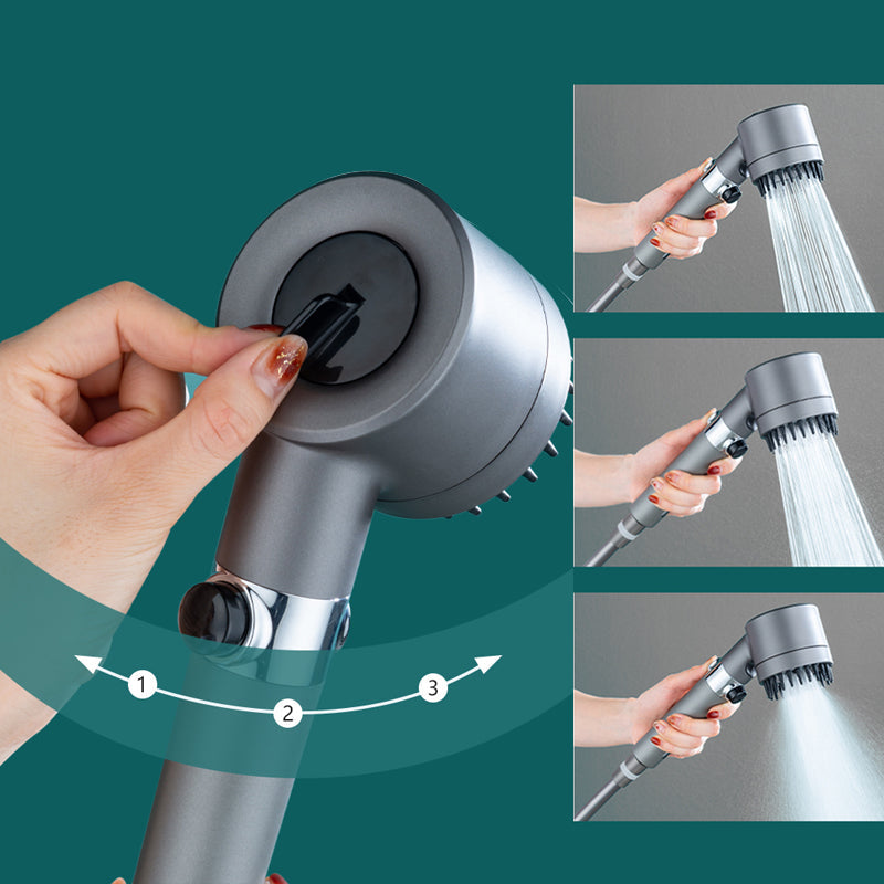 High Pressure Handheld Shower Head with Replaceable Filter Adjustable Massage and Rain Spray Modes Universal Fit for Low Water Pressure