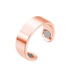 Anti Snoring Ring Magnetic Acupressure Finger Ring Adjustable Open Band Worn on the Little Finger at Night Slim Metal Sleep Aid