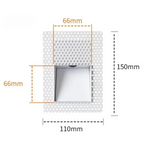 Frameless LED Sensor Wall Light With Perforated Panel Design