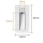 Frameless LED Sensor Wall Light With Perforated Panel Design