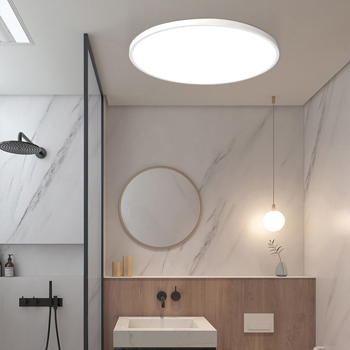 Minimalist Round LED Ceiling Light With Flush Mount Design