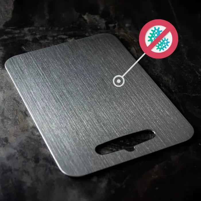 Titanium Chopping Board Non-Porous Hygienic Metal Cutting Board Stain and Odour Resistant Kitchen Chopping Board for Meat | Fish and Vegetables