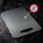 Titanium Chopping Board Non-Porous Hygienic Metal Cutting Board Stain and Odour Resistant Kitchen Chopping Board for Meat | Fish and Vegetables