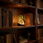 Forest Shadow Projection Lamp Battery Operated LED Ambient Light for Bedroom