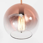 Modern Glass Pendant Light With Spherical Diffuser