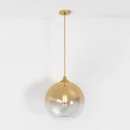 Modern Glass Pendant Light With Spherical Diffuser