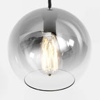 Modern Glass Pendant Light With Spherical Diffuser